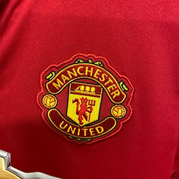 Adidas Manchester United Red Soccer Jersey Sz Small - Picture 2 of 6